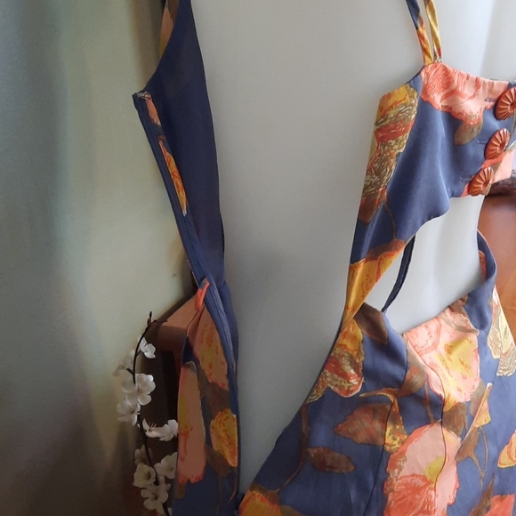 Anthropologie Mauve floral dress - Picture 10 of 13